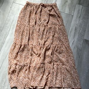 American Eagle tiered full length skirt